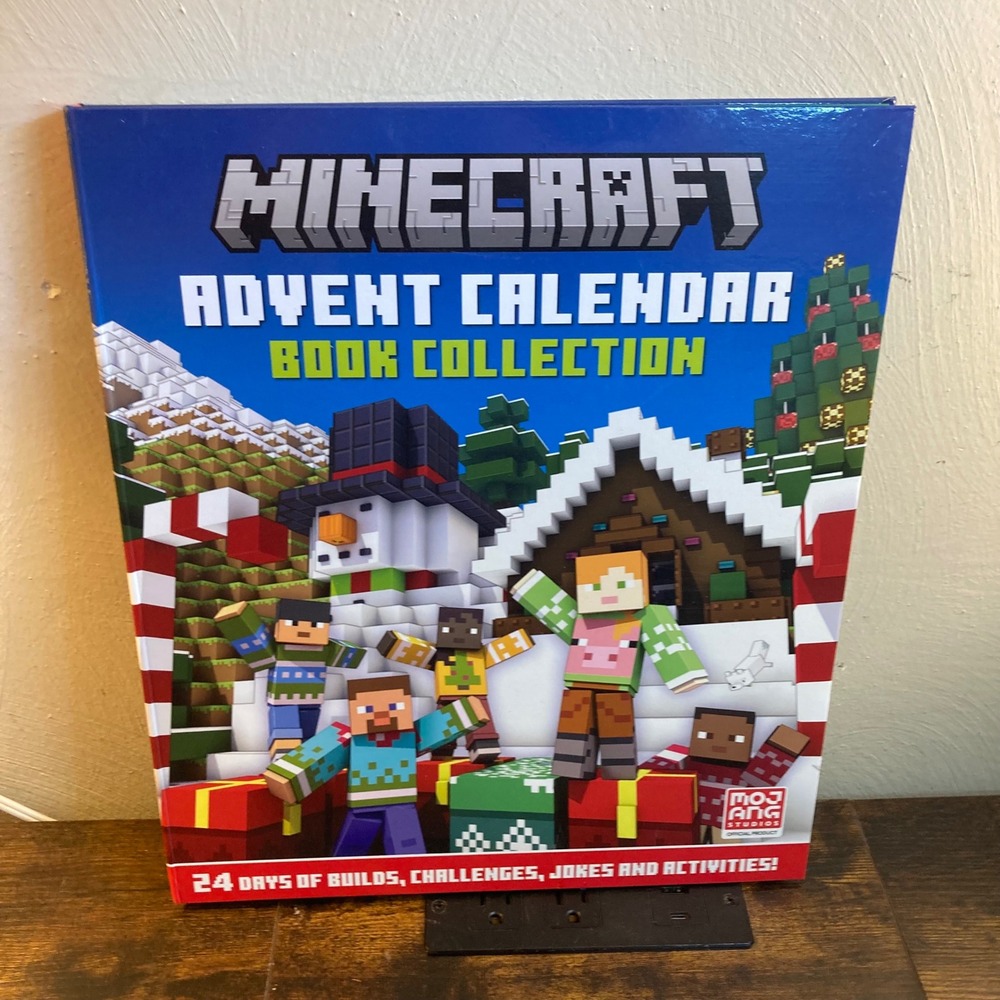 Minecraft Advent Calendar Book Collection 24 Days of Activities Mojang Official